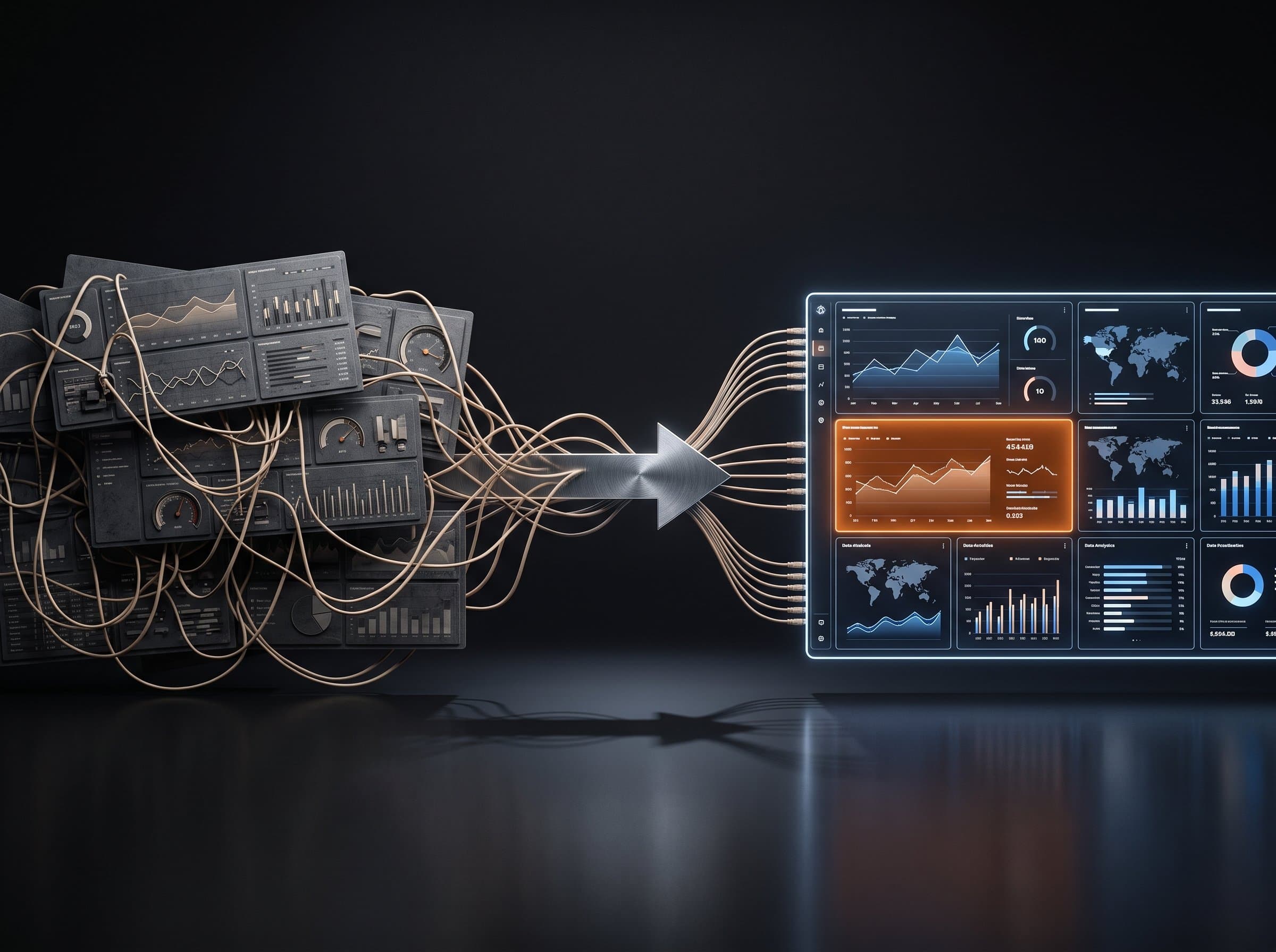 Legacy BI estate migrating into a modern AI-ready analytics wall