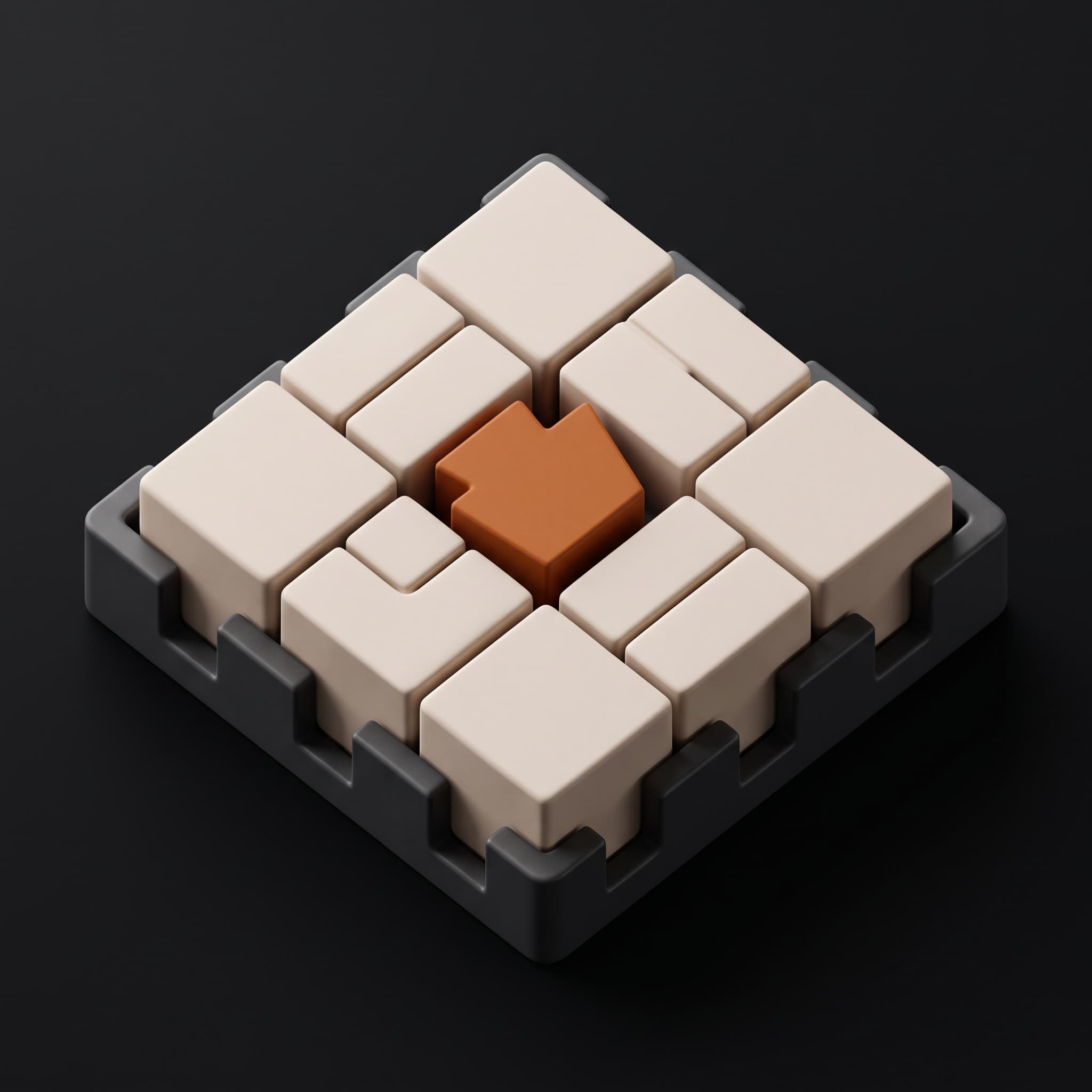 Abstract icon for the Constraint Solving module of Niyojan