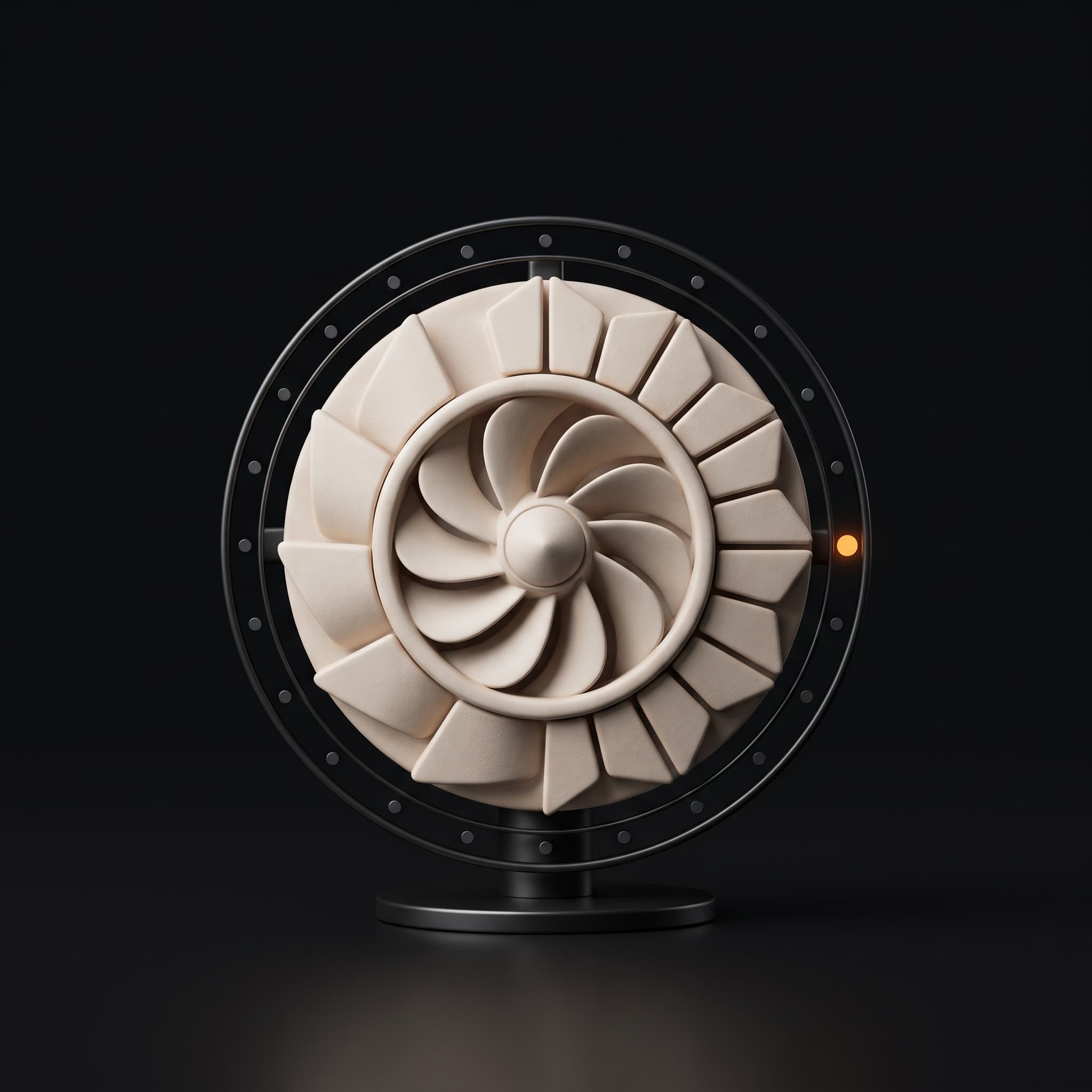 Abstract icon for the Asset Monitoring module of Santulan